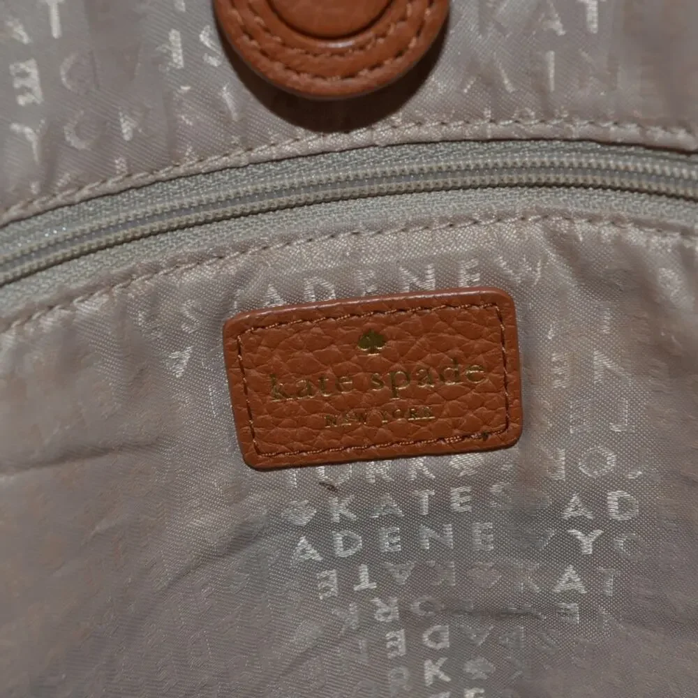 Kate Spade Brown Leather Sheffield Street Dorna XL Tote